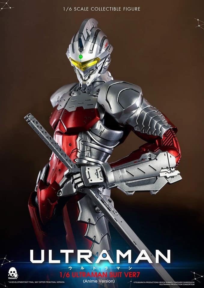 Pre-order : Ultraman Suit Ver 7 (Anime Version) 1/6 Scale Collectible Figure By THREEZERO