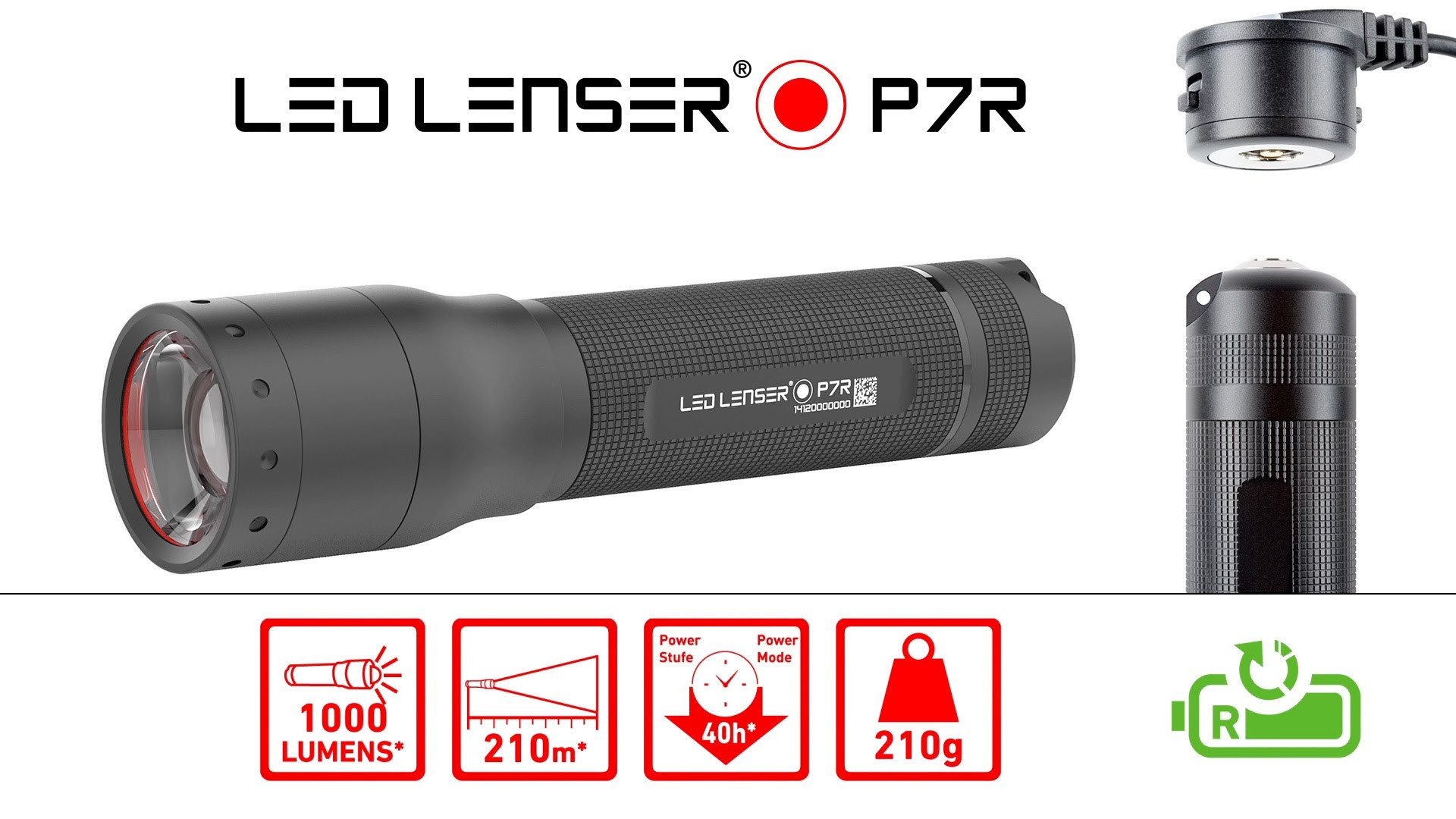 ไฟฉาย LED Lenser P7R