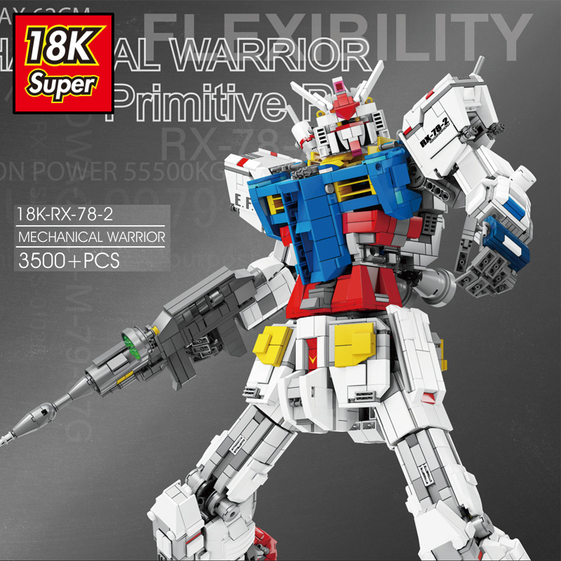 18K Super K 80 Gundam RX-78-2 Mobile Suit 1/32 3500pcs