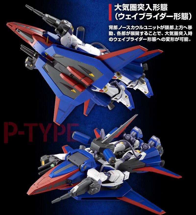 PRE-ORDER : MG 1/100 Mission Pack P-Type (for Gundam F90) Plastic Model