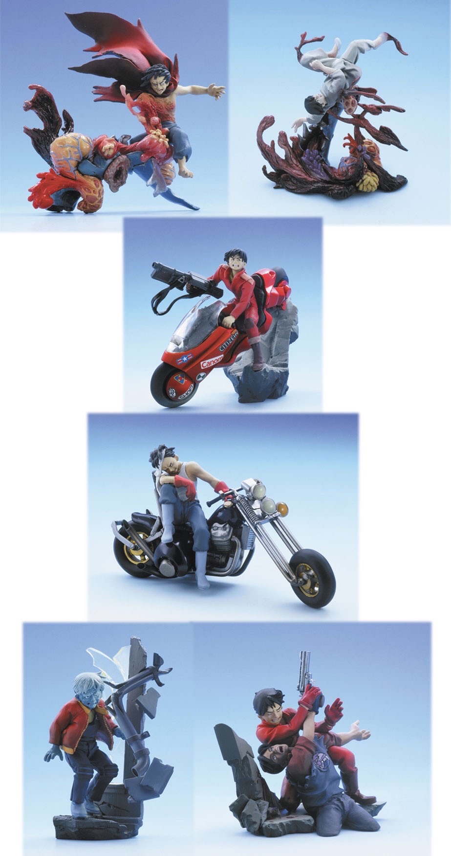 Akira Gashapon Figures Series 3 (Set of 6) by K&M Kaiyodo