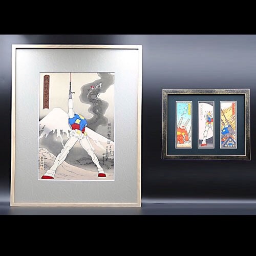 PRE-ORDER : Ukiyo-e x Mobile Suit Gundam Frame Panel (Last Shooting)