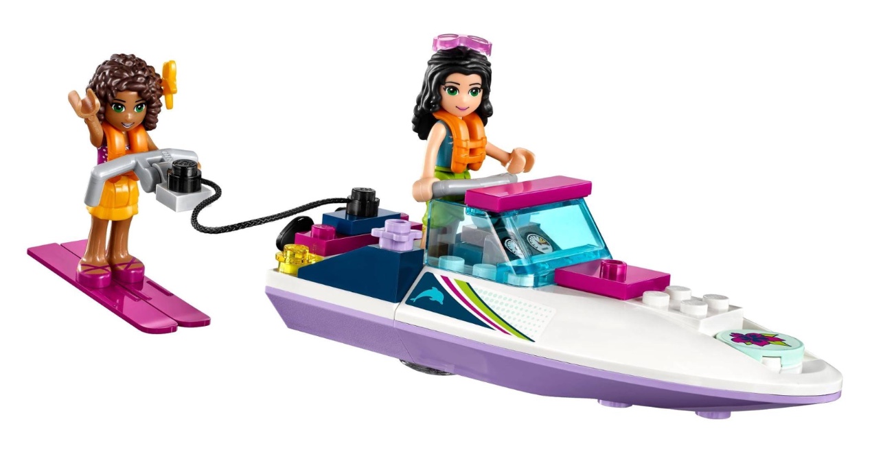 Lele 37039 Friends Andrea’s Speedboat Transporter 330pcs