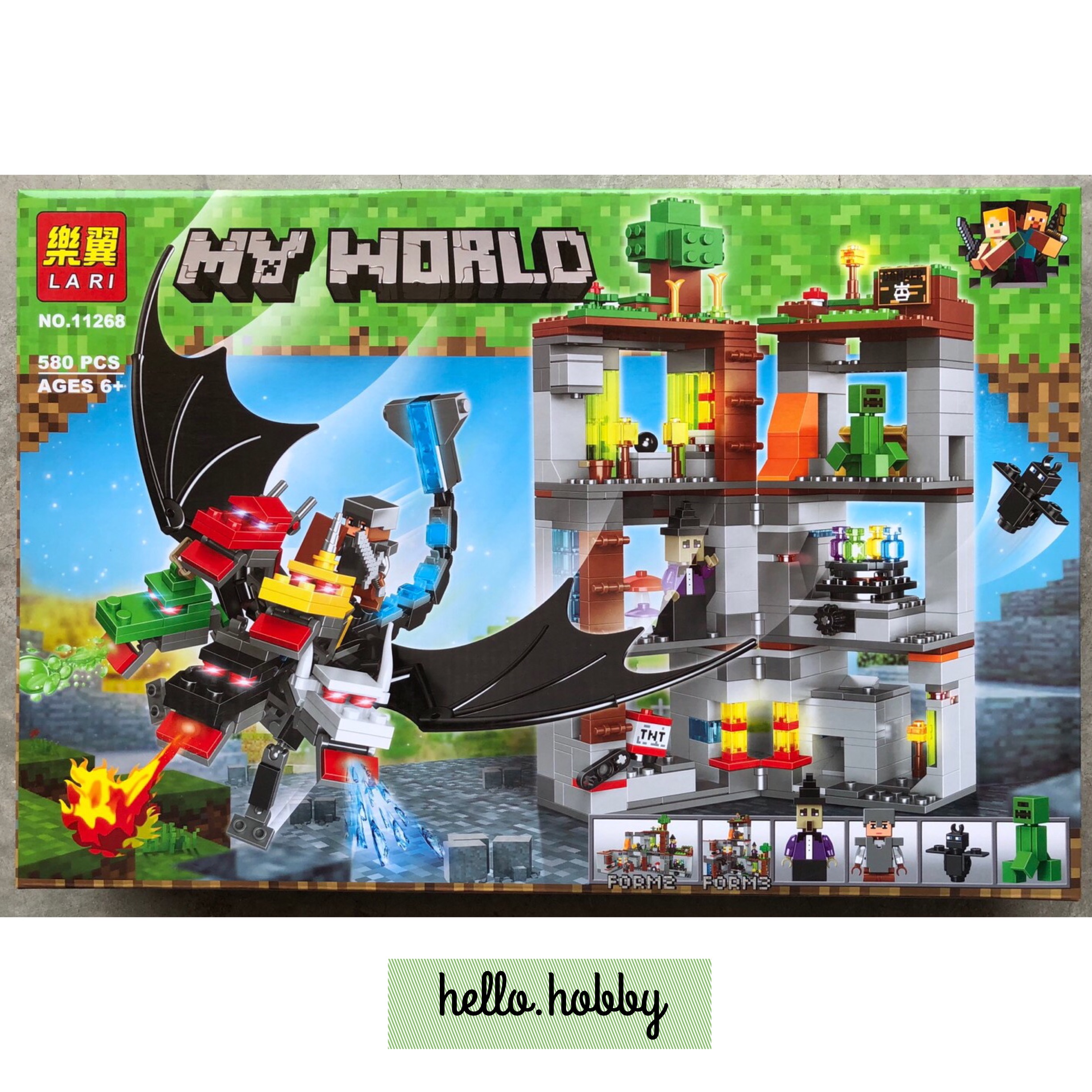 Lari 11268 Minecraft 580pcs