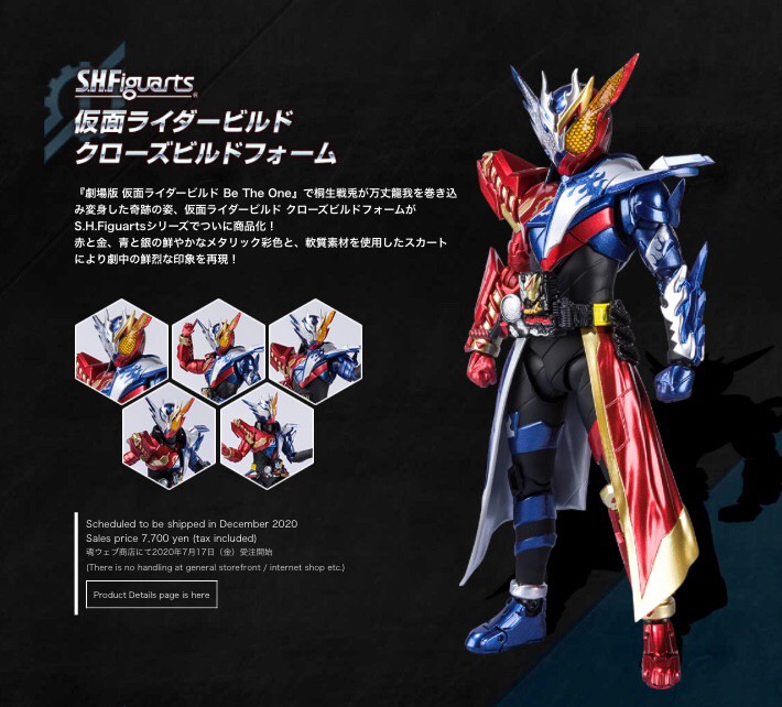 PRE-ORDER : S.H.Figuarts Kamen Rider Build Cross-Z Build Form