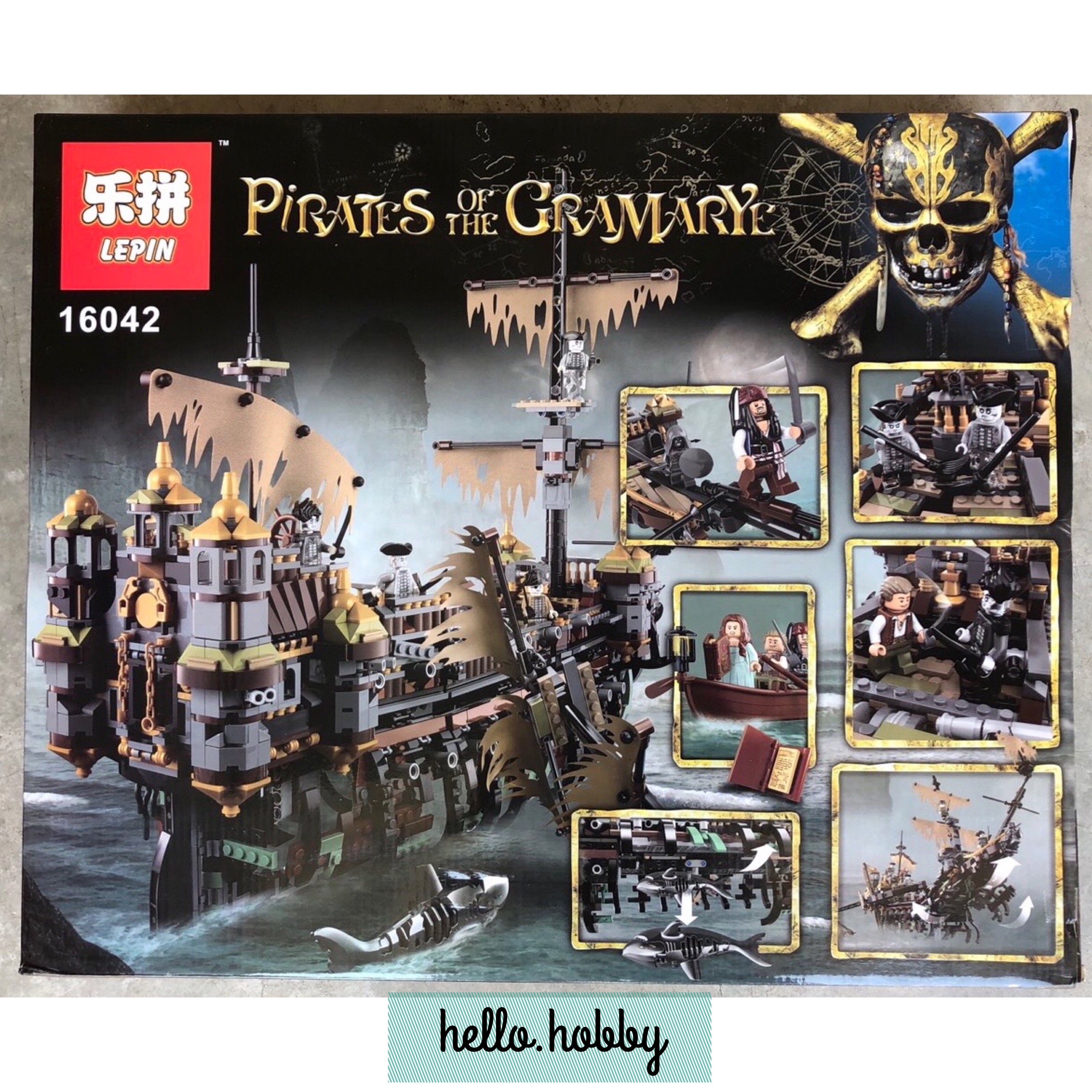 Lepin 16042 Pirates of Carribbeans The Silent Mary 2370pcs