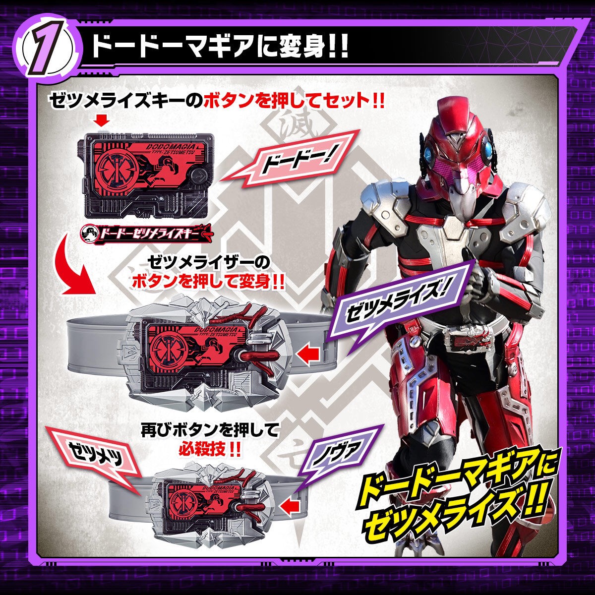 Masked Rider Zero-One - DX ZetsumeRiser by Premium Bandai (Lot JP มีกล่องน้ำตาล)