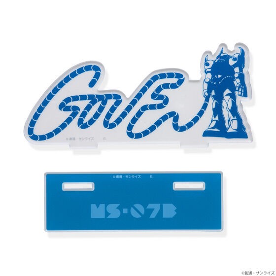 PRE-ORDER : Mobile Suit Gundam Gouf Day Item Acrylic Stand Heat Rod Pattern