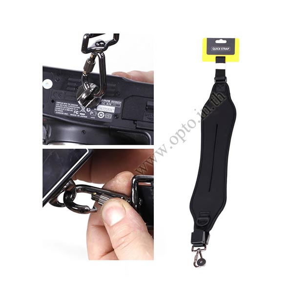 CADEN Quick Starp Black Rapid Neck for DSLR red green yellow gary black สายสะพายข้างกล้อง
