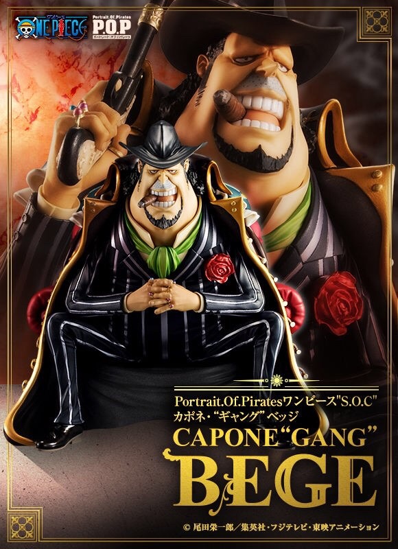 PRE-ORDER : PORTRAIT.OF.PIRATES ONE PIECE S.O.C CAPONE GANG BEGE 1/8 PVC FIGURE