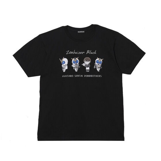 PRE-ORDER : Avataro Sentai Donbrothers Zenkaizer Black Kaito Goshikida T-shirt