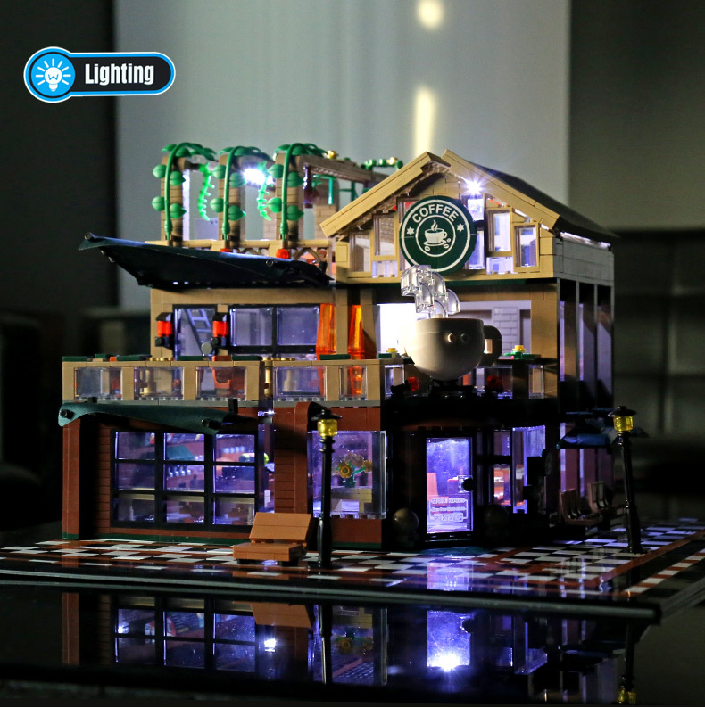 Sembo Block 601093 Starbucks 2095pcs (มีไฟ)