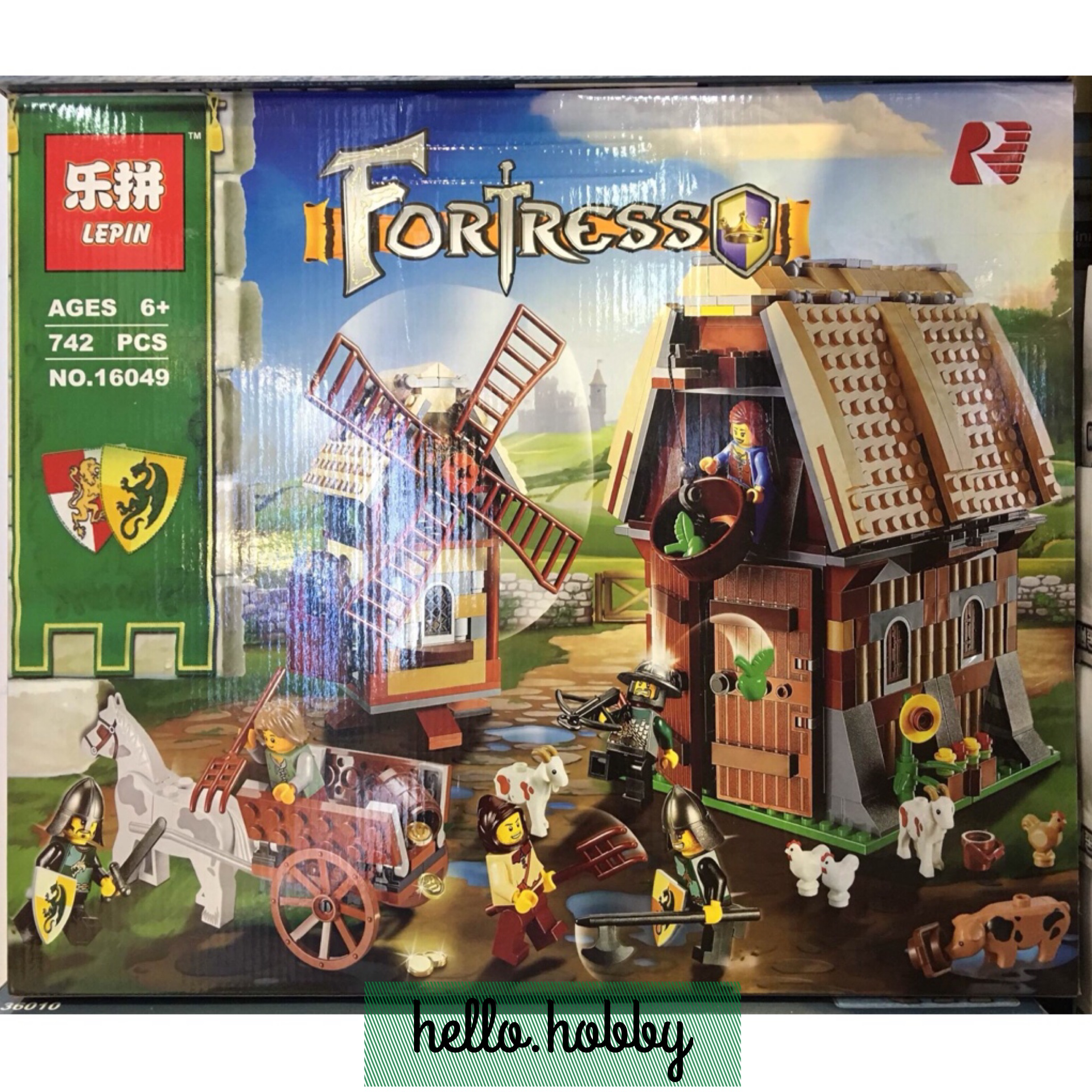Lepin 16049 Mill Village Raid 742pcs