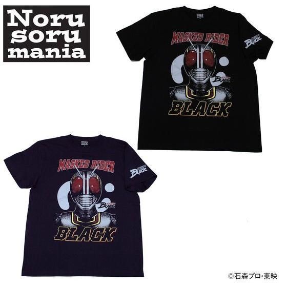 PRE-ORDER : Kamen Rider x Noru-Soru mania Kamen Rider BLACK FACE T-shirt