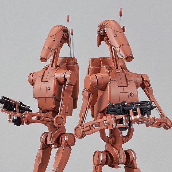 PRE-ORDER : 1/12 BATTLE DROID (GEONOSIS COLOR) SET PLASTIC MODEL