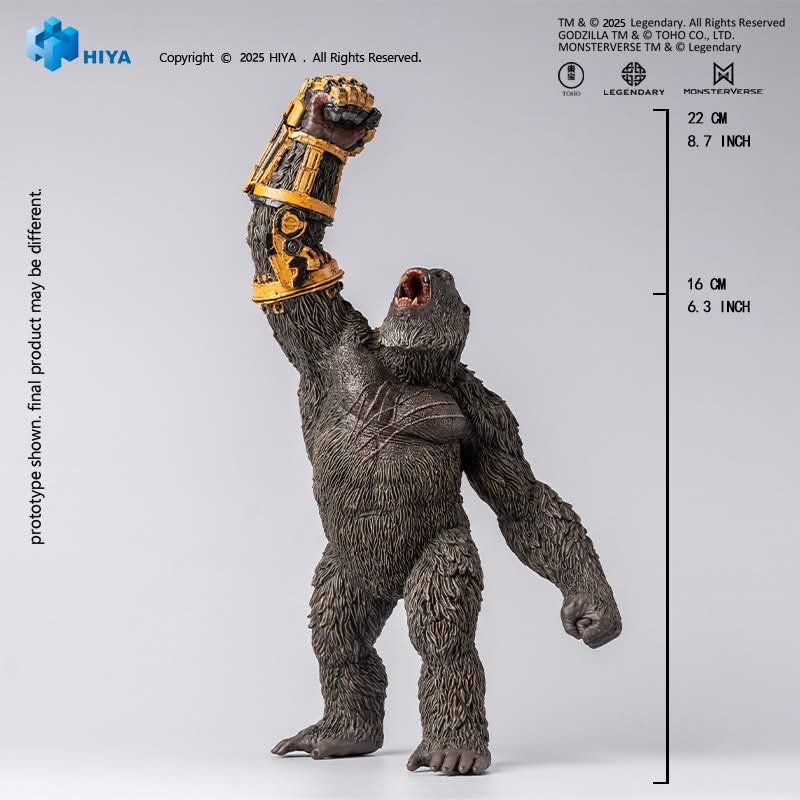 Pre-order : STYLIST Series Godzilla x Kong: The New Empire Kong B.E.A.S.T. Glove Ver. Figure by Hiya Toys