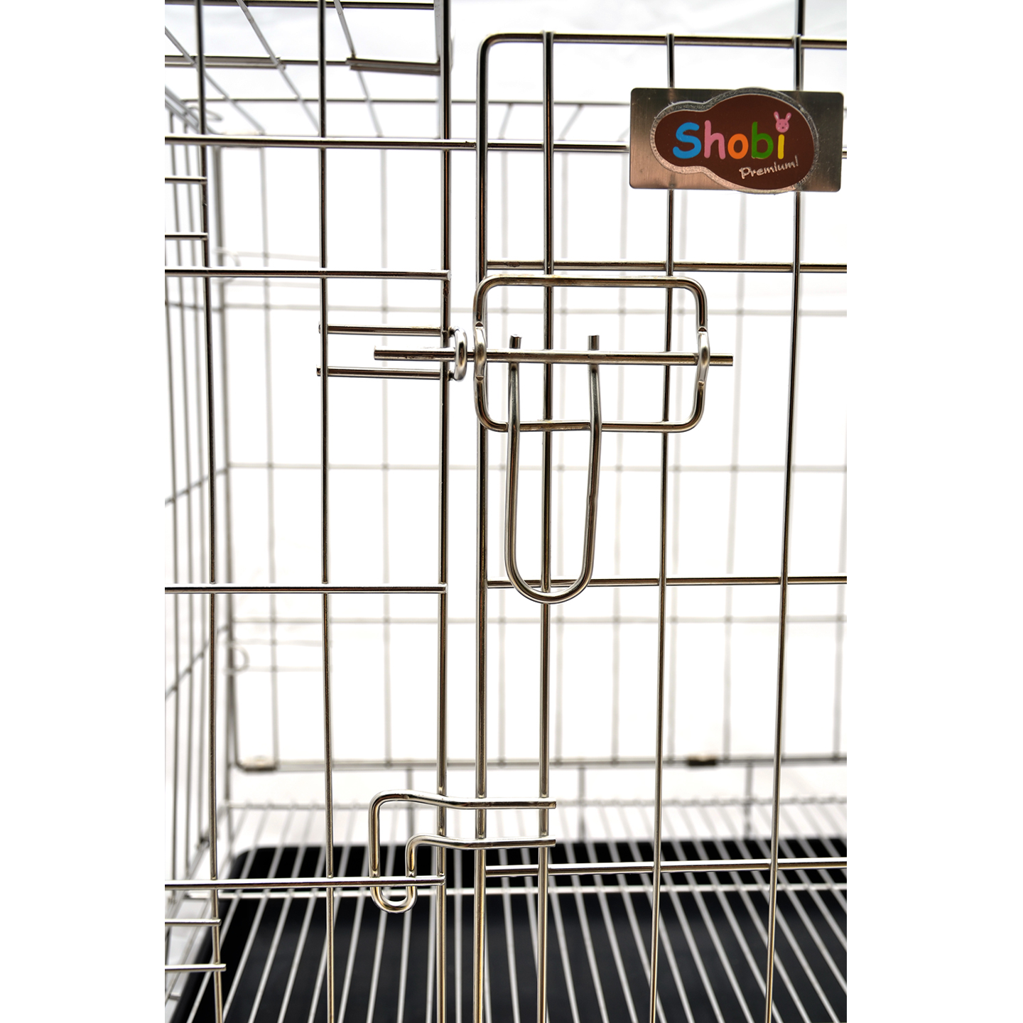 กรงสุนัขสแตนเลส Size L