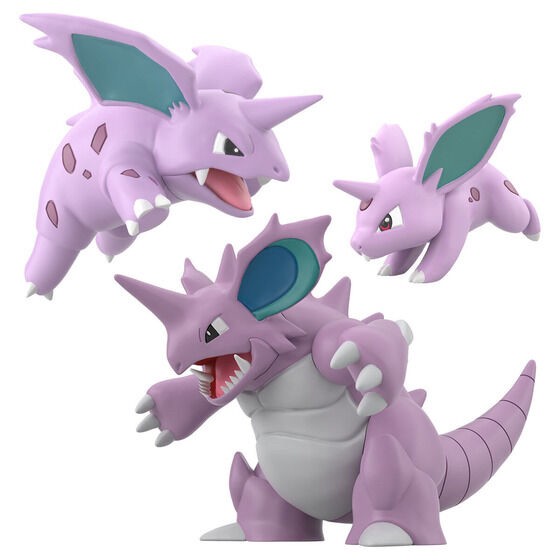 PRE-ORDER : Pokemon Scale World Kanto Region Nidoran♂& Nidorino & Nidoking