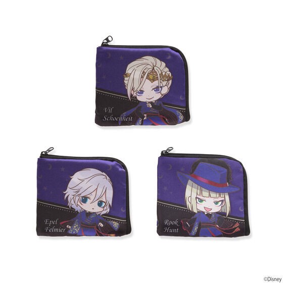 PRE-ORDER : Hapikuro! Disney Twisted Wonderland Coin Cases (22 Types) (Random)