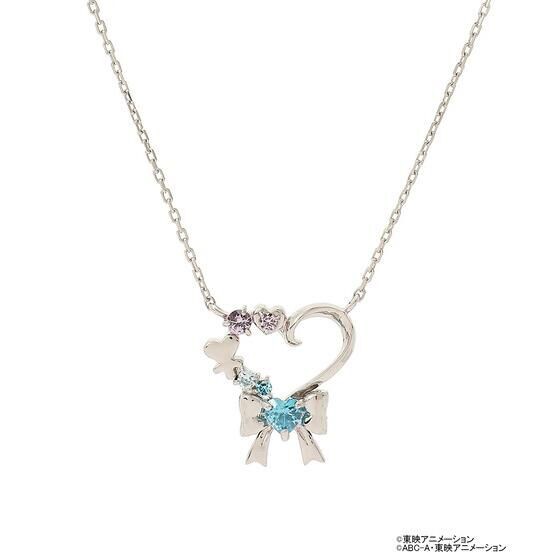 PRE-ORDER : Futari wa Pretty Cure Max Heart Samantha Tiara Collaboration Heart Necklace
