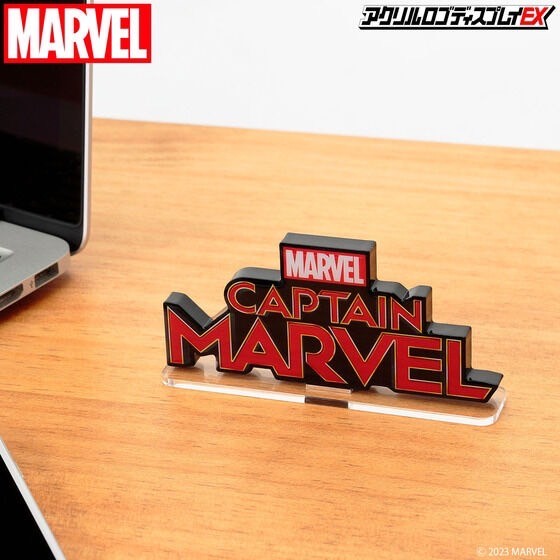 PRE-ORDER : Acrylic Logo Display EX Captain Marvel Logo