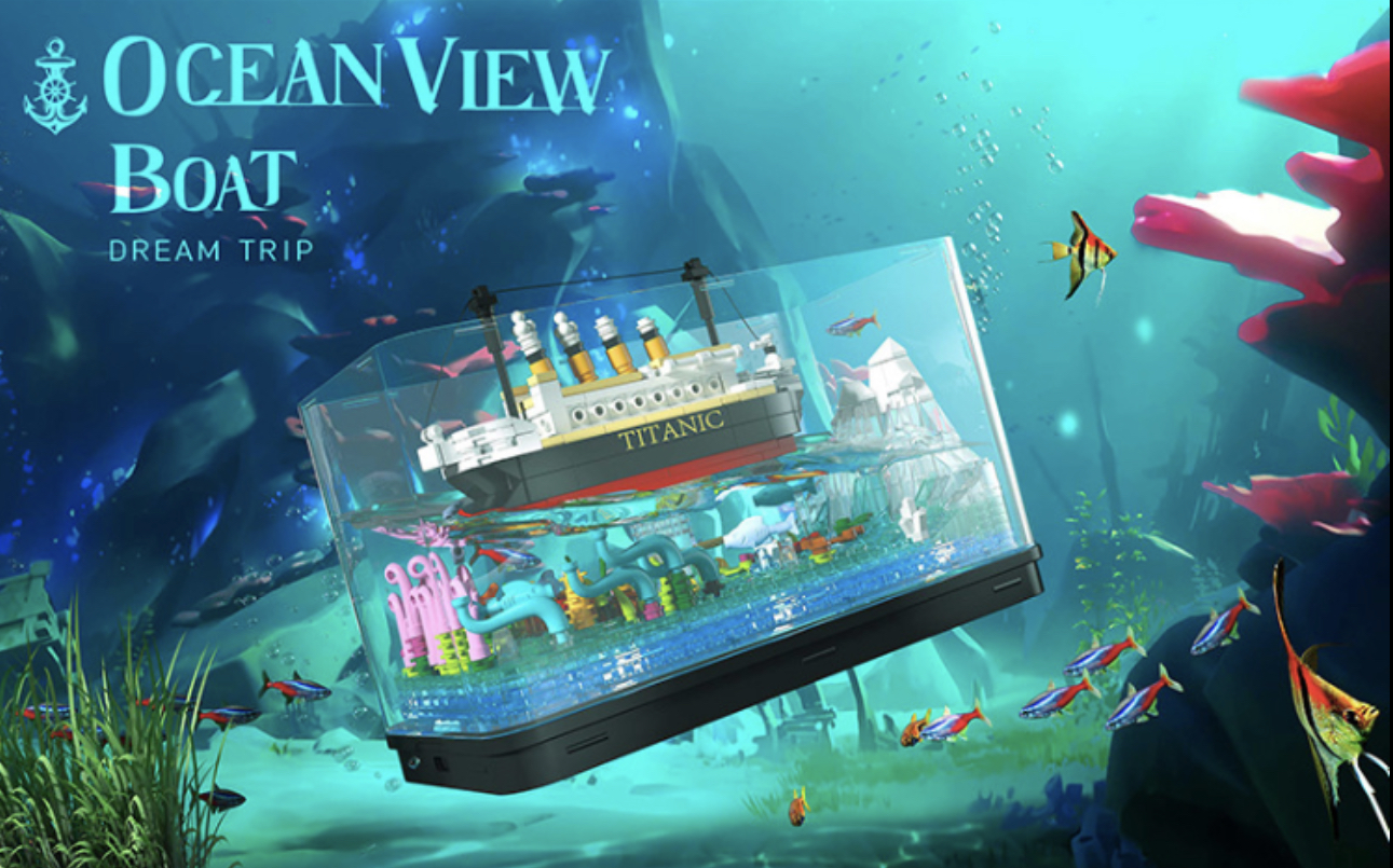 Zhe gao 662010 Titanic 579pcs (มีไฟ)