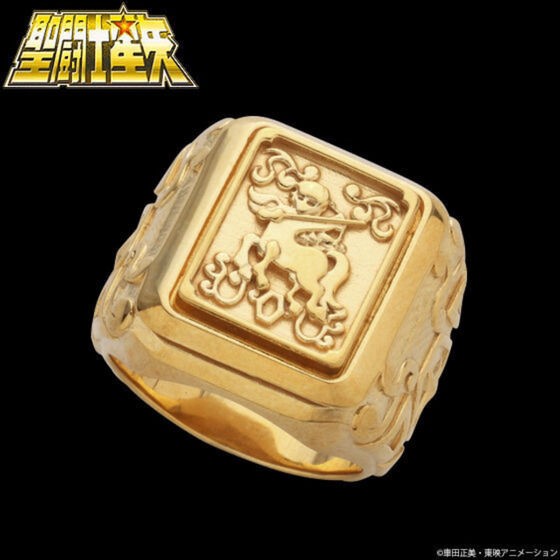PRE-ORDER : Saint Seiya Gold Cloth Box Design Silver925 Ring