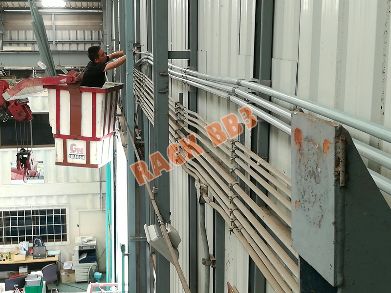 งานติดตั้ง IP CAMERA 14จุด โรงงานซ่อมเครื่องจักอุตสาหรกรรม ระยอง
