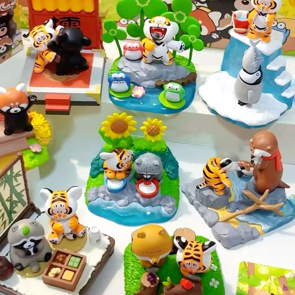 ร้าน🇹🇭 พร้อมส่ง✨ โมเดลได้ 1 ตัว - Panghu I'm Not Fat Tiger - Little Tiger and His Partners Series by Funism