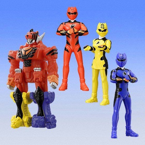 Juuken Sentai Gekiranger Action Hero vol. 1 Gashapon (Set of 6)