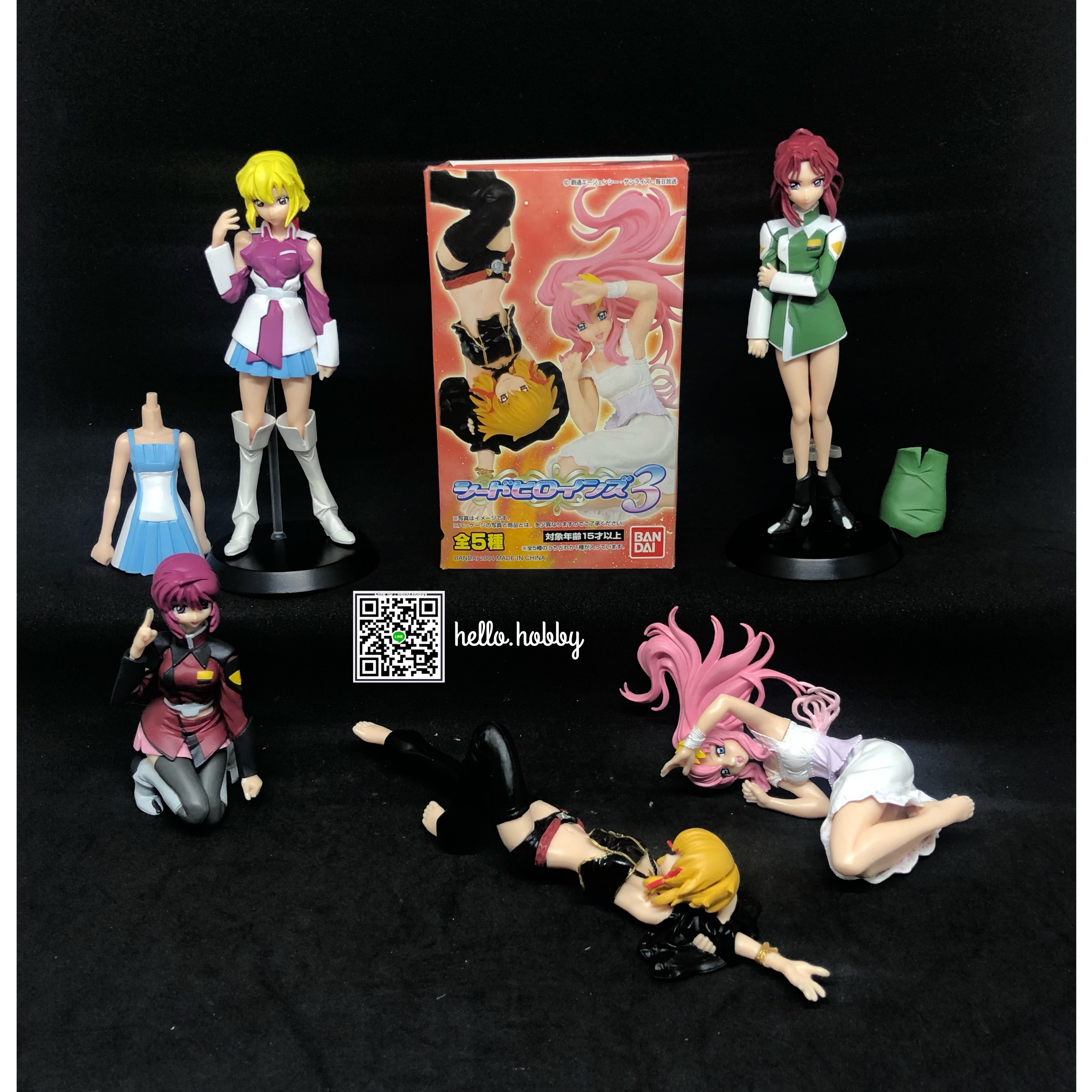 Gundam SEED Heroines Vol.3 Trading Figure (Set of 5)