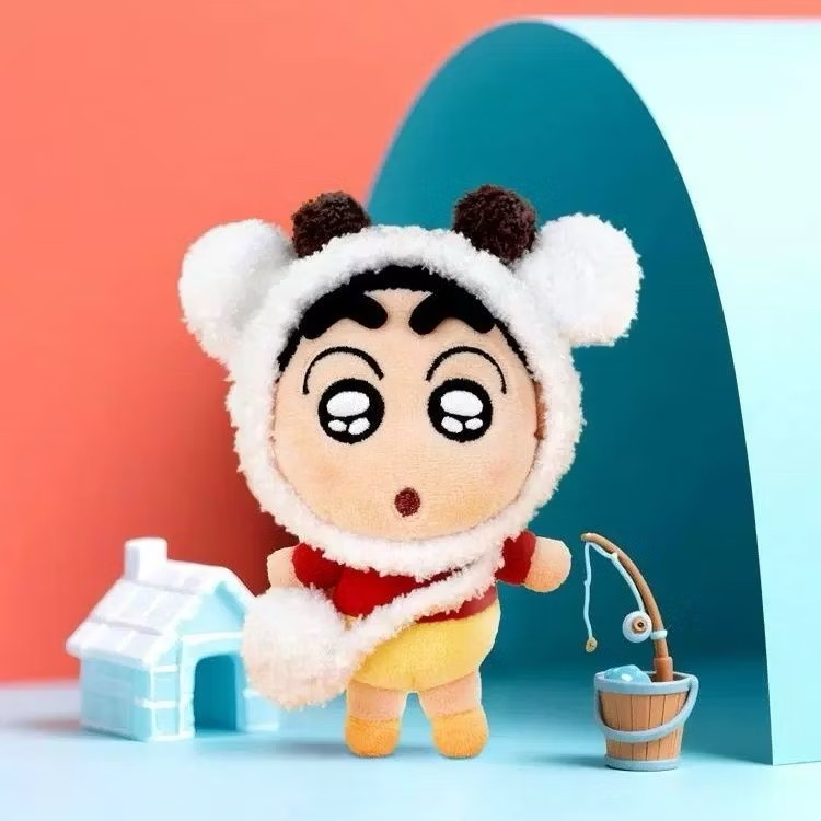 Crayon Shinchan - Cosmetic Zoo Series Plush Keychain by Youmai