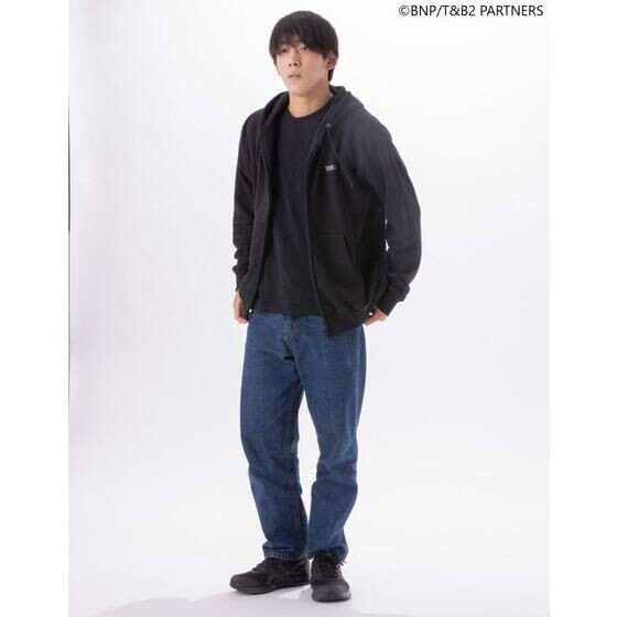 PRE-ORDER : Tiger & Bunny 2 Part 1 Subtitle Pattern Zip-up Hoodie