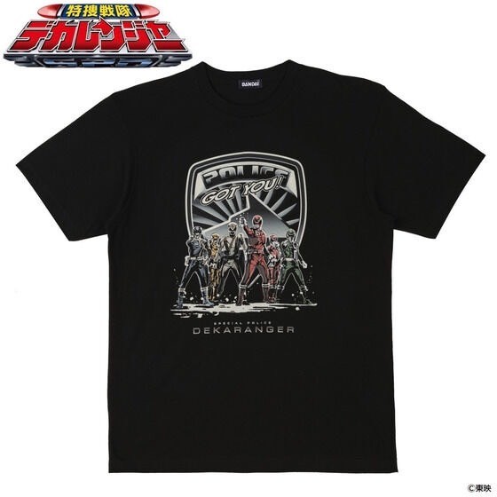 PRE-ORDER : Toei Hero T-shirt Tokusou Sentai Dekaranger American Comic Book Style Design
