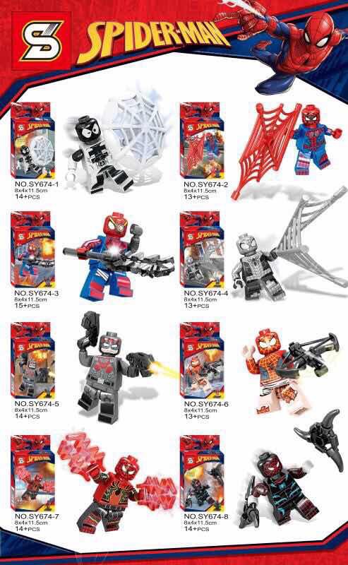 SY 674 1-8 Spiderman