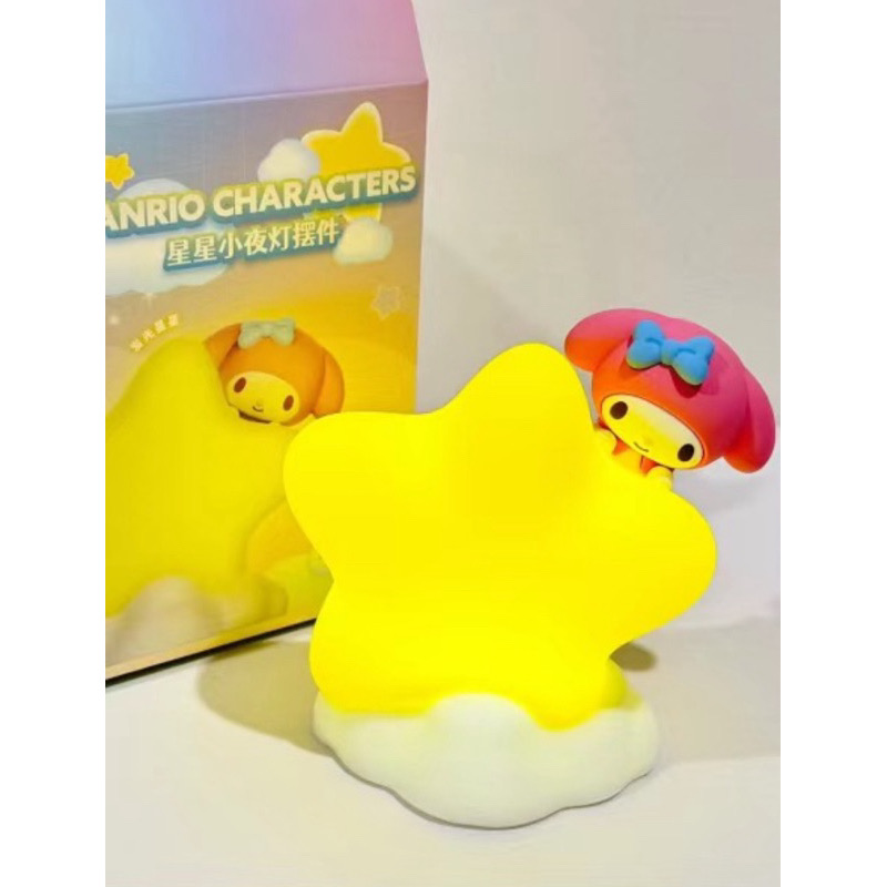 โคมไฟ ลิขสิทธิ์แท้ Sanrio Family Star Night Light Series LED Lamp by Langbowang