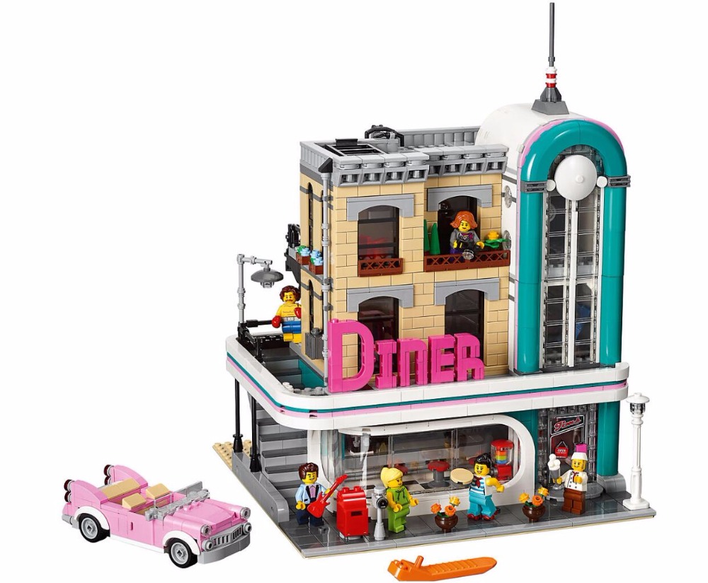 LEPIN 15037 Downtown Diner 2778pcs