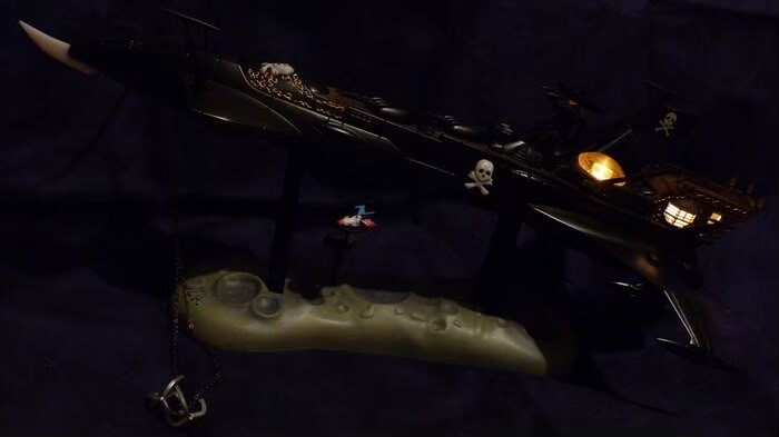 SGM-20 Space Pirate Captain Harlock Arcadia Black ver. by Aoshima (Miracle House) (ของใหม่เปิดเช็ค)