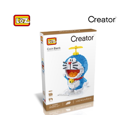 LOZ 9031 Doraemon Coin Bank 1,570pcs