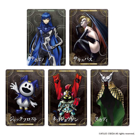 PRE-ORDER : [Carddass Online Limited] Shin Megami Tensei V Metal Card Collection (Random)