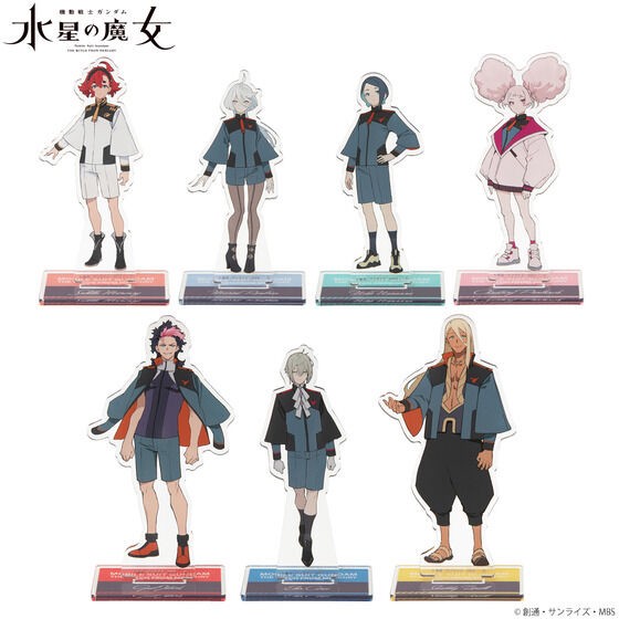 PRE-ORDER : Mobile Suit Gundam The Witch from Mercury Illustration by Mr. Mogumo Acrylic Stand