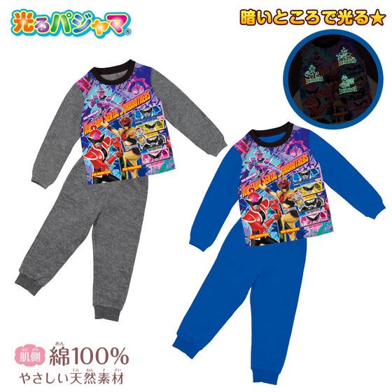 PRE-ORDER : Avataro Sentai Don Brothers Shining Brushed Pajamas (Transparent Phosphorescent) 22AW