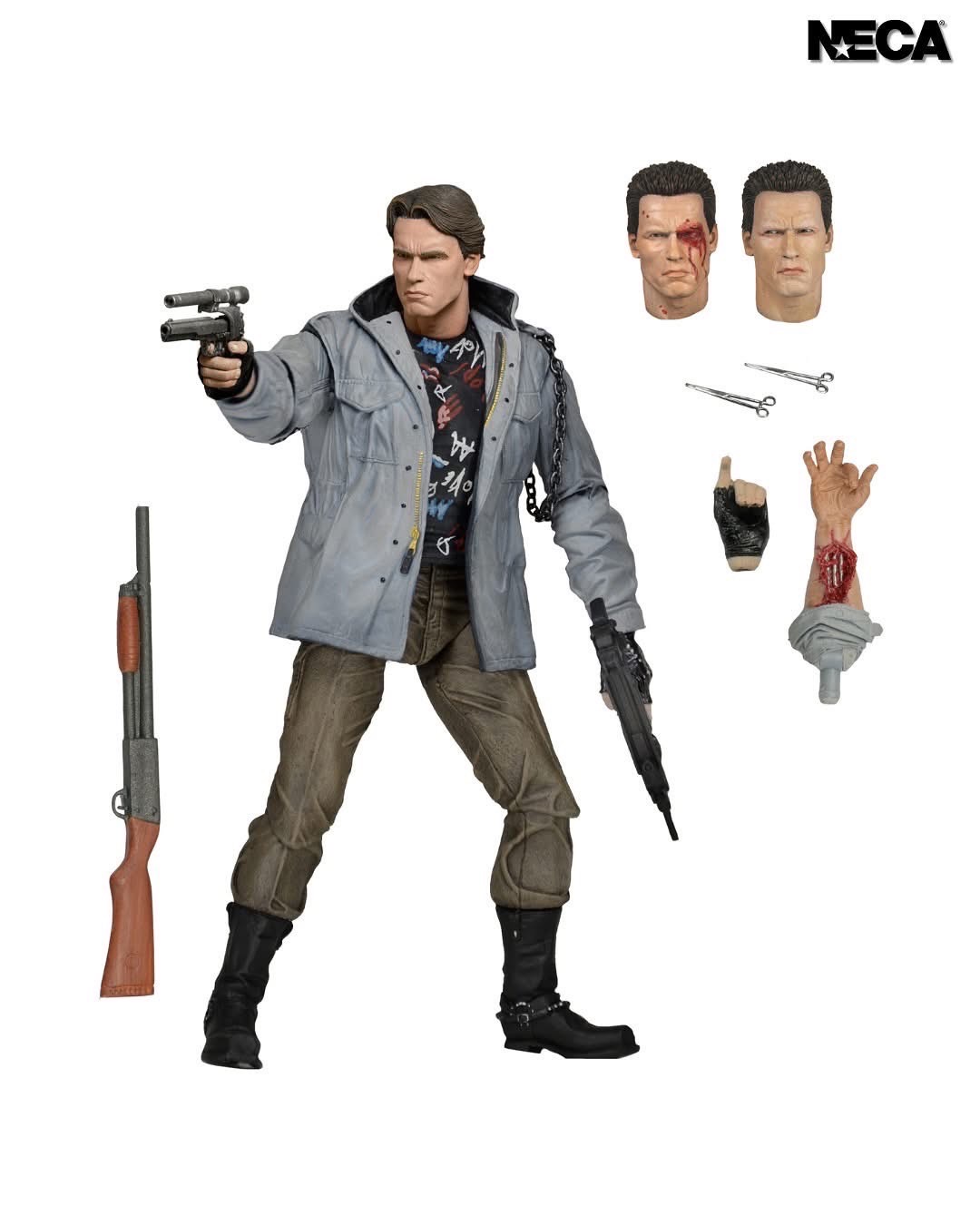 Pre-order : The Terminator 7” Scale Action Figure Ultimate Tech Noir T-800 by NECA (Reissue)