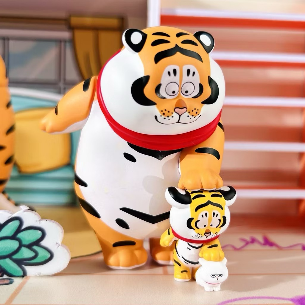 โมเดลได้ 1 ตัว | Panghu I,m Not Fat Tiger - Father & Stubborn Son Series by Funism