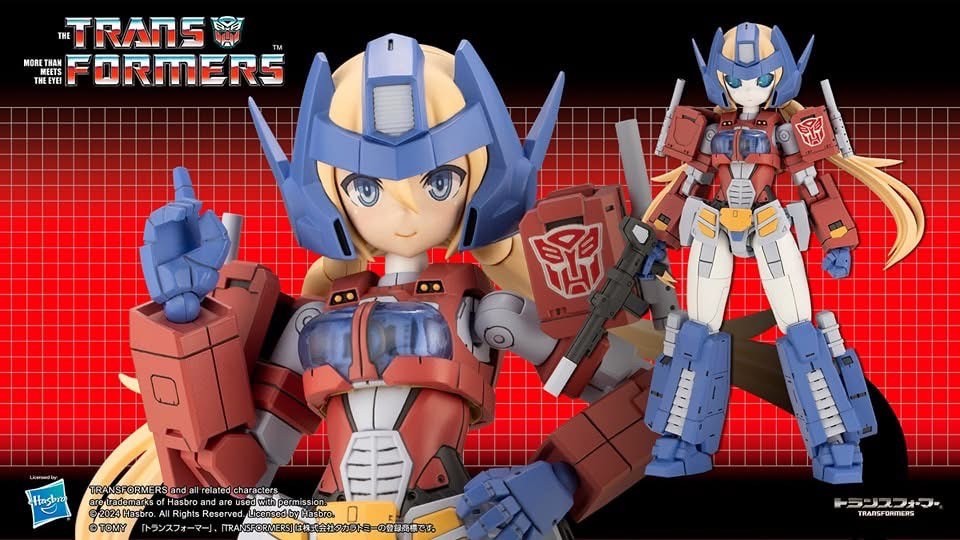 Pre-order : Cross Frame Girl Transformers OPTIMUS PRIME Humikane Shimada Ver. Plastic Model Kit by Kotobukiya