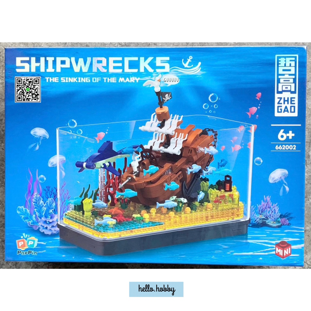 Zhe Gao 662002 Shipwrecks 662pcs