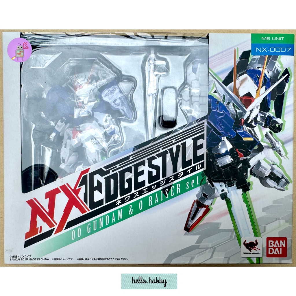 Gundam - Mobile Suit Gundam 00 NXEDGE STYLE [MS UNIT] 00 Gundam & 0 Raiser Set by Bandai