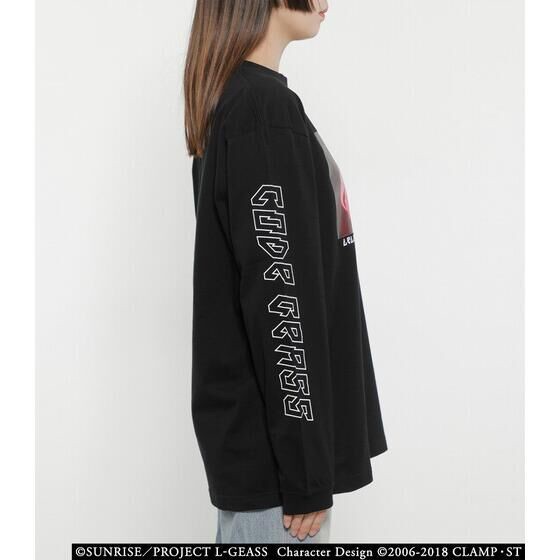 PRE-ORDER : Code Geass R4G Long Sleeve T-shirt Lelouch Pattern