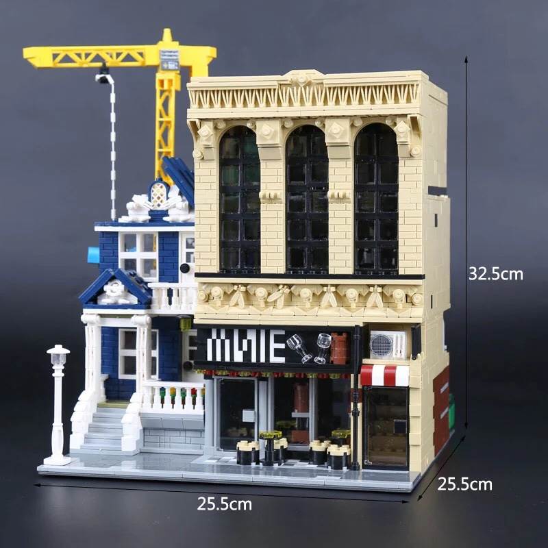 Lepin 15035 Wine Bar and Construction Site 2841pcs