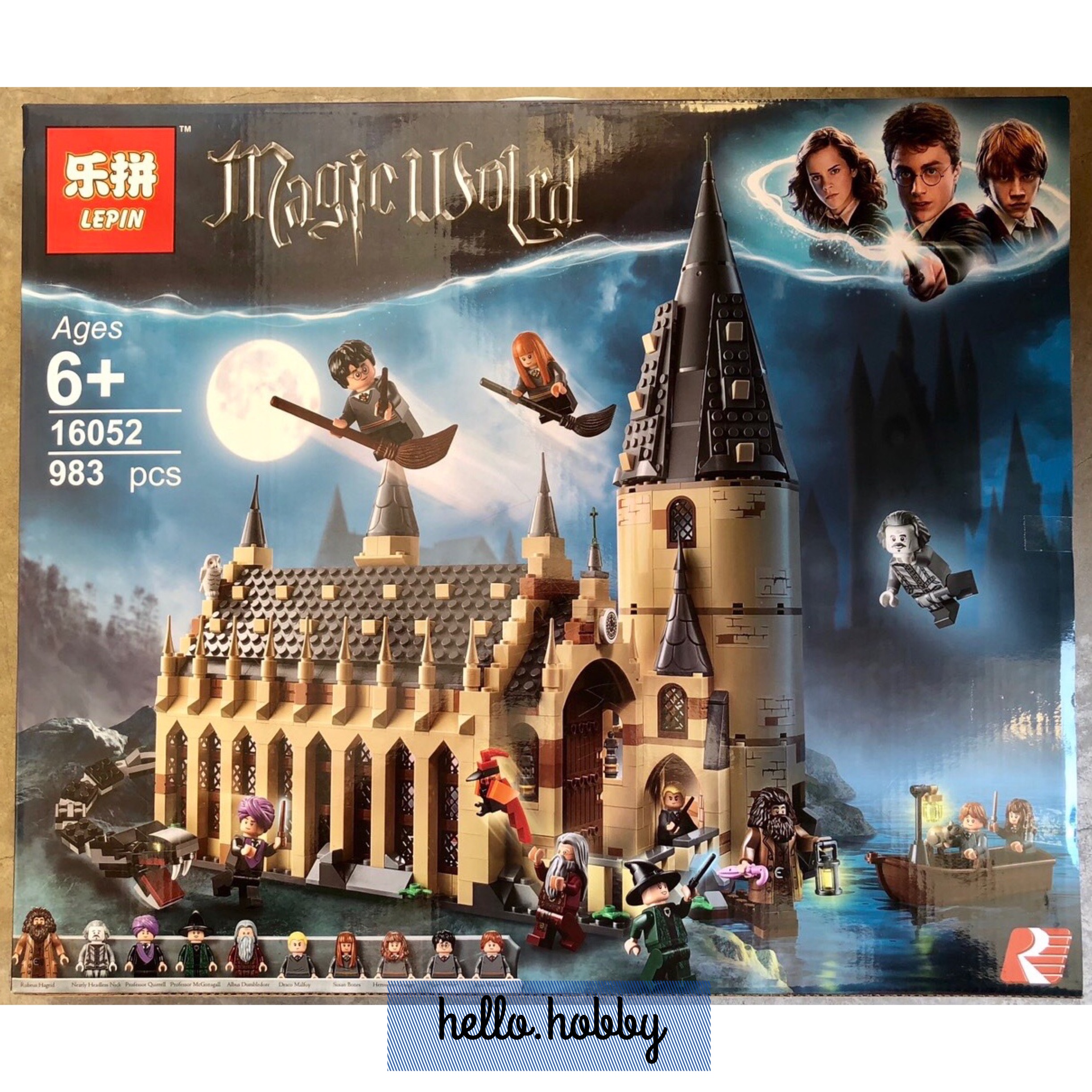 Lepin 16052 Harry Potter Hogwarts Great Hall 983pcs